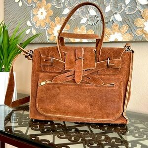 Vintage Suede handbag (South American leather)